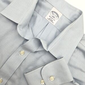 Brooks Brothers REGENT Men Plaid Casual Long Sleeve Shirt 16 1/2-2/3 Button Up